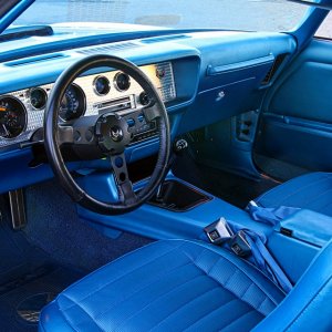 1970 Pontiac Firebird Trans Am - Blue - Interior