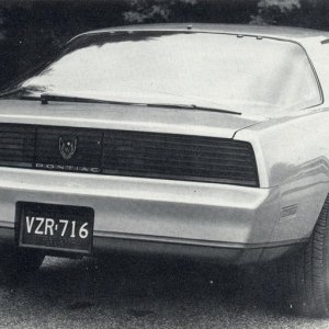 1982 Pontiac Firebird SE Press Photo