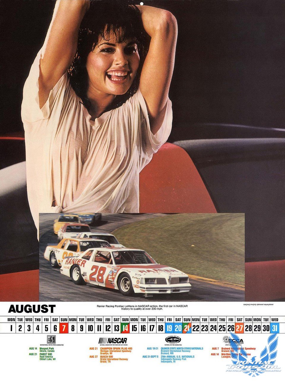 1983 Pontiac Firebird Trans Am Calendar